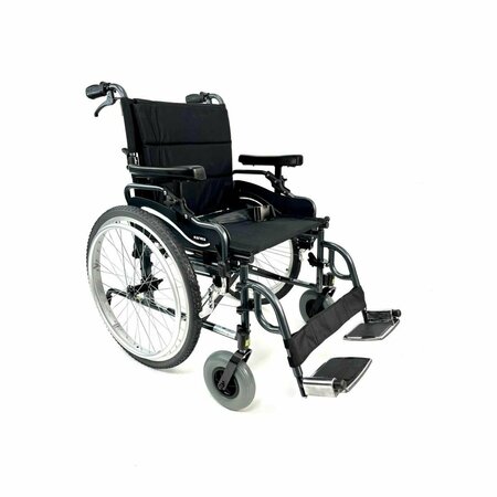 KARMAN HEALTHCARE 20 in. Lightweight Heavy Duty Bariatric Wheelchair KM8520X20W-HA